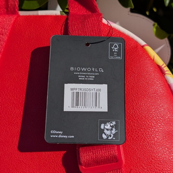 Bioworld Red Backpack with Disney Design main image 8